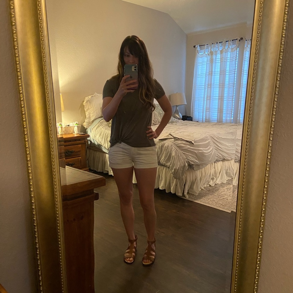 White Chino Shorts